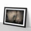 Gentle Elephant in Abstract - Framed Print-55727015-55727016
