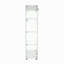 Vitrine lumineuse en verre à deux portes avec 4 tablettes-706121006