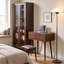 Solid Wood Vanity with Mirror and Seat