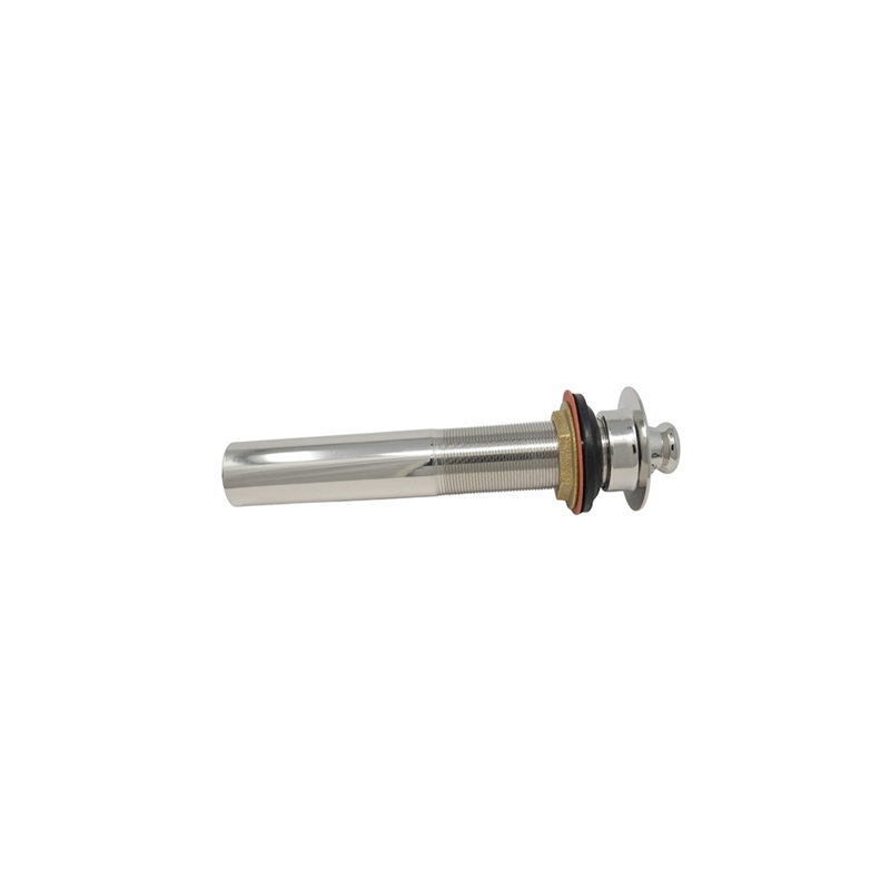 Ensemble de drain de lavabo avec bouchon Easy Lift et trous de trop-plein de Strom Living, Nickel poli