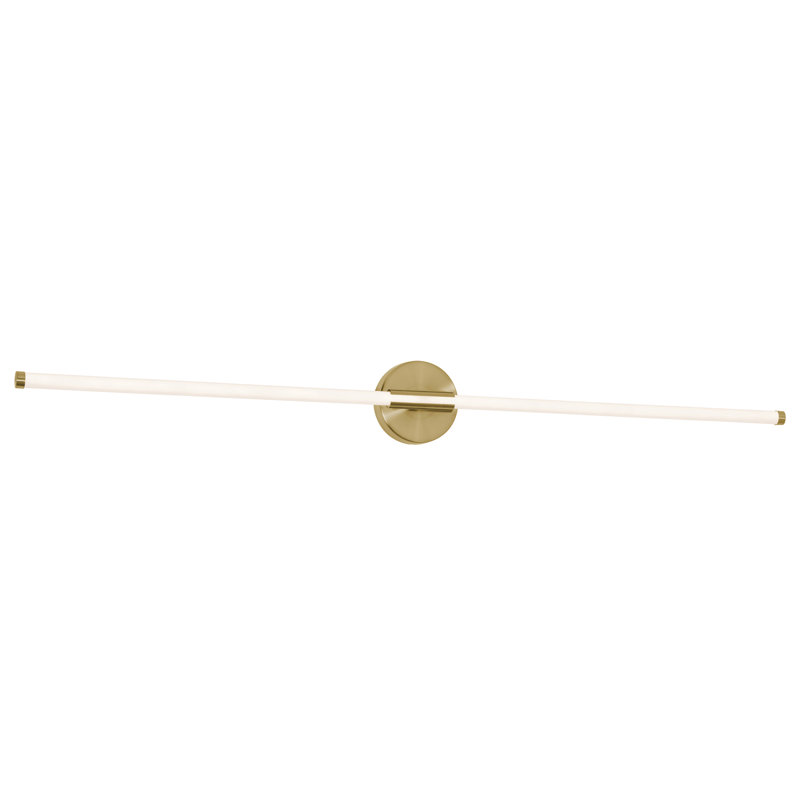 Japree Dimmable LED Vanity Light, Satin Brass