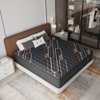 Matelas hybride en mousse à mémoire de forme 10 po / 12 po / 14 po avec ressorts ensachés individuellement. Détente et isolement. Certifié CertiPUR-US dans une boîte.