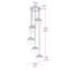 Luminaire suspendu en sphères groupées à 5 lumières Yearby-625552142-625552143-578039927