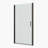 Universal Pivot Shower Door,Open Outside,With 1/4" Tempered Glass-112514125