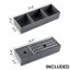 Meuble-lavabo moderne 36 po - Chêne noir rayé, lavabo en céramique blanche, transformation flottante pré-assemblée intégrée sans soudure-1593553307-1593553306