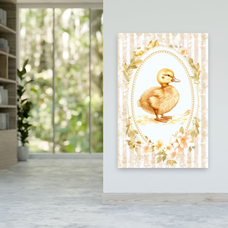 «Floral», reproduction d'art encadrée, H 60 po x l 40 po