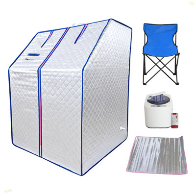 Portable Sauna For Home - Steam Sauna Tent, Personal Sauna - Sauna Heater, Tent, Chair, Remote Included For Home Sauna
