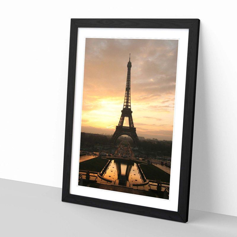 Single Picture Frame Print, Black