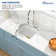 18" L x 16" W Undermount Granite Composite Quartz Kitchen Sink Rectangular Single Bowl Bar Prep Sink