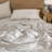 MooMee Gingham Duvet Cover Set 100% Washed Cotton Linen Like Lightweight-115836941-121465077