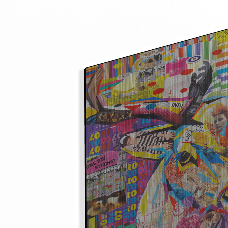 «Funky Deer» par Gray, H 12 po x l 12 po