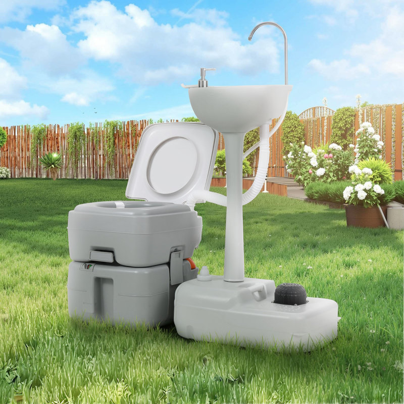 Station de lavage portative pour camping avec lavabo Edrosie Inc