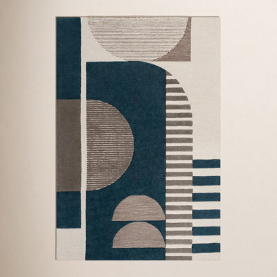 Sola Hand-Tufted Geometric Rug
