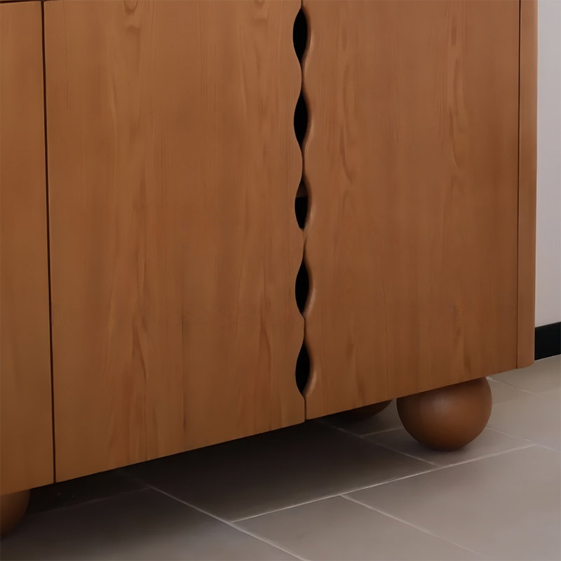 Un buffet en marbre de style moyen, H 29,53 po x l 62,99 po x P 15,75 po