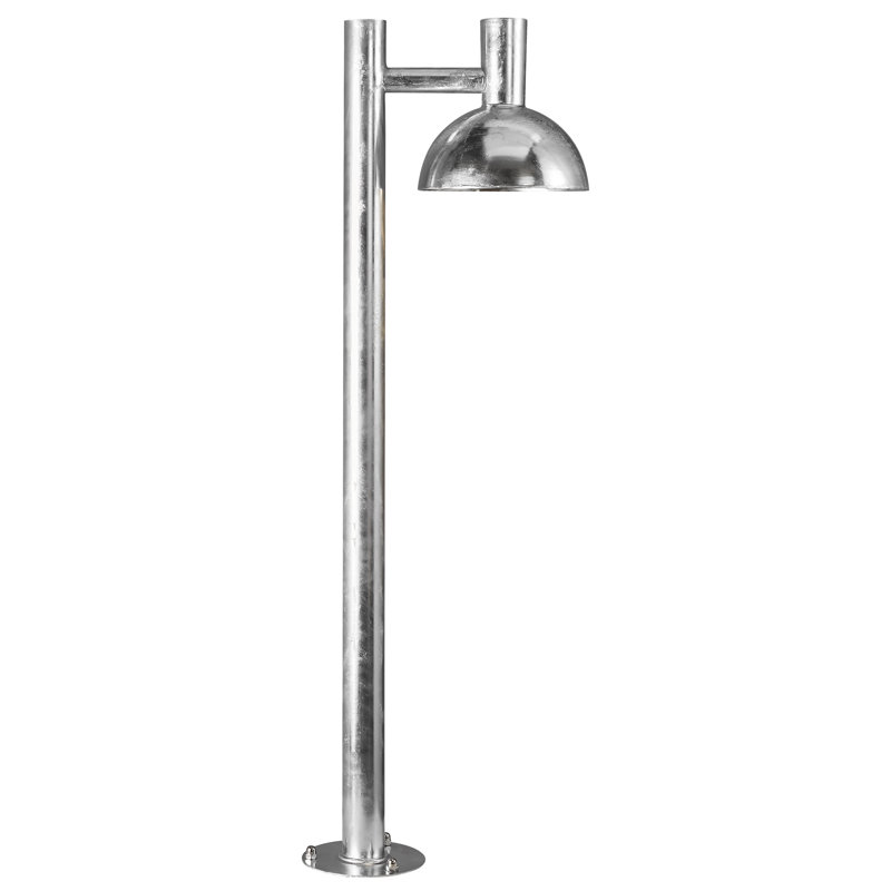 Arki Metal Bollard Light, Silver