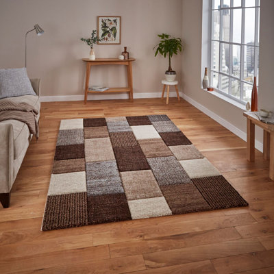 Bahnu area rug Machine Woven Rectangle Beige/Grey