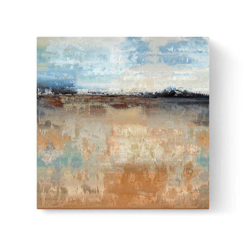 " Great Plains 1387 " Painting Print, 8" H x 8" W
