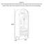 Vitrine américaine multifonctionnelle à grande capacité et vitrines