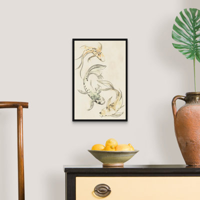 Koi Dance I, art mural sur toile