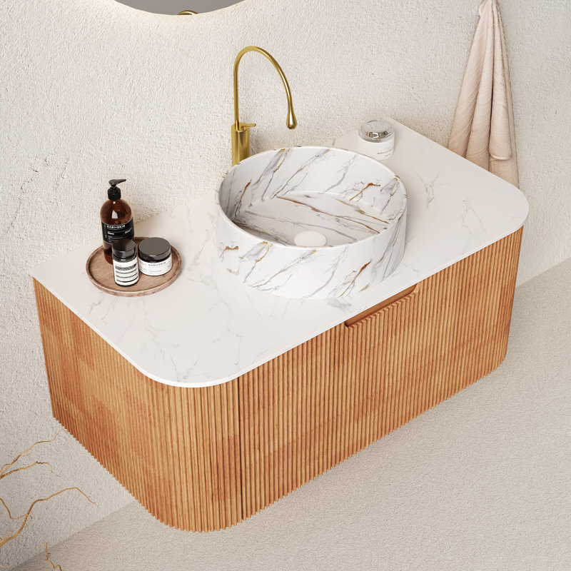 36" Floating Bathroom Vanity With Sink