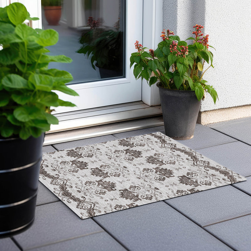  Tapis de porte d'intérieur Lummus, Rectangle 1 pi 8 po x 2 pi 6 po
