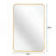 Miroir de bar rectangulaire en métal-338581958