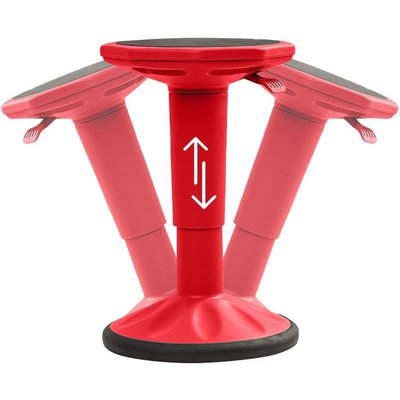 Height-Adjustable Active Wobble Stool