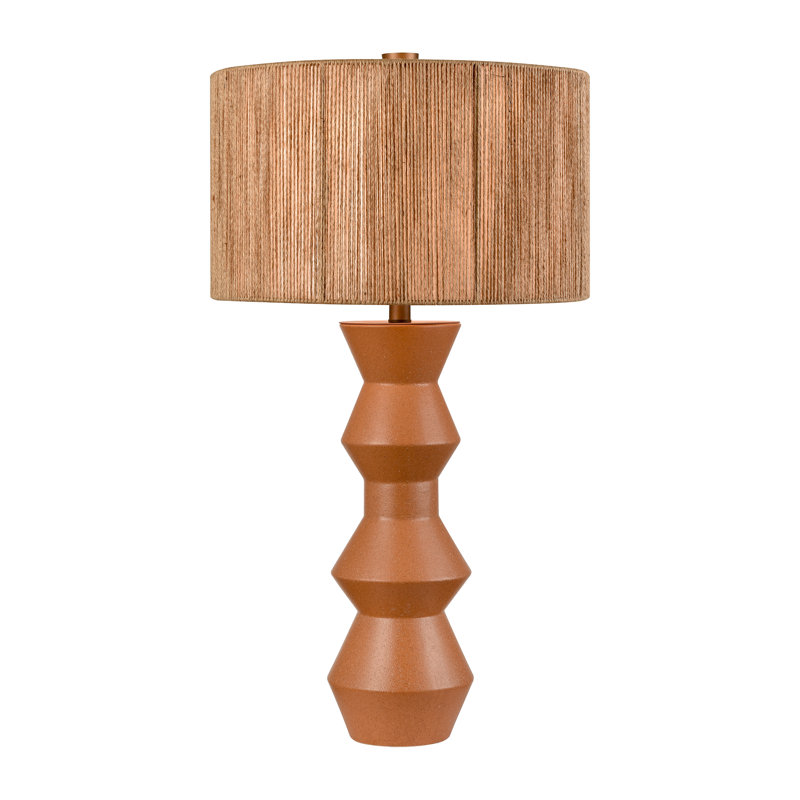 Lampe de table 1 lumière de 31 po de hauteur Belen - Ocre