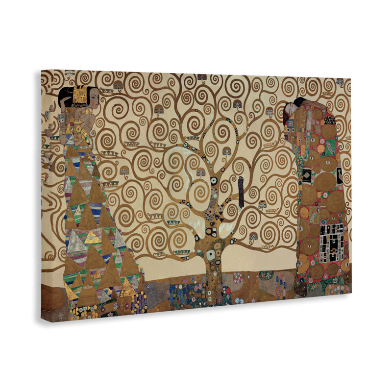 L'arbre de vie, toile de Klimt, design par Gustav Klimt, H 24 po x l 36 po