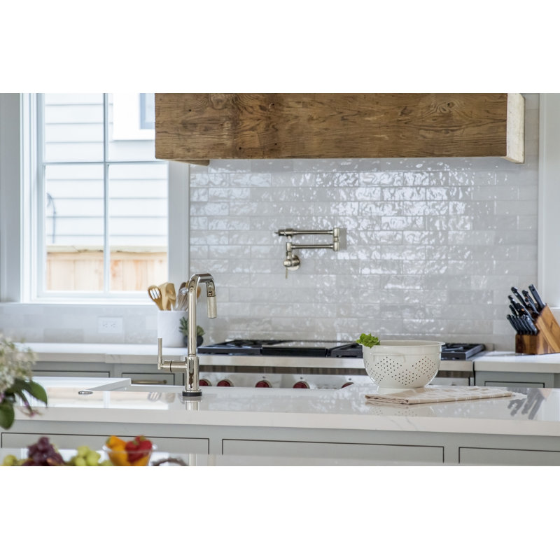 Cloe Ceramic Tile, White