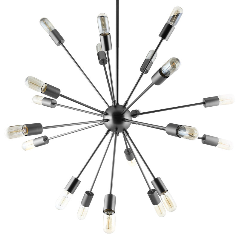 Modway Beam Stainless Steel Chandelier
