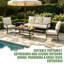 Ensemble de conversation pour patio toutes saisons 5 personnes Nickita-6196088