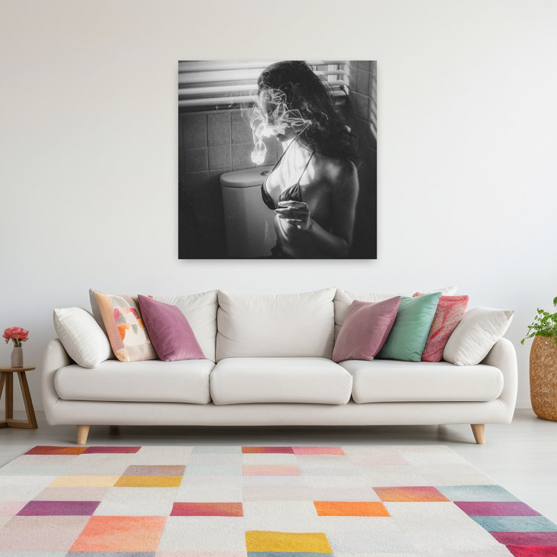 Art contemporain Portrait contemporain, H 48 po x l 48 po