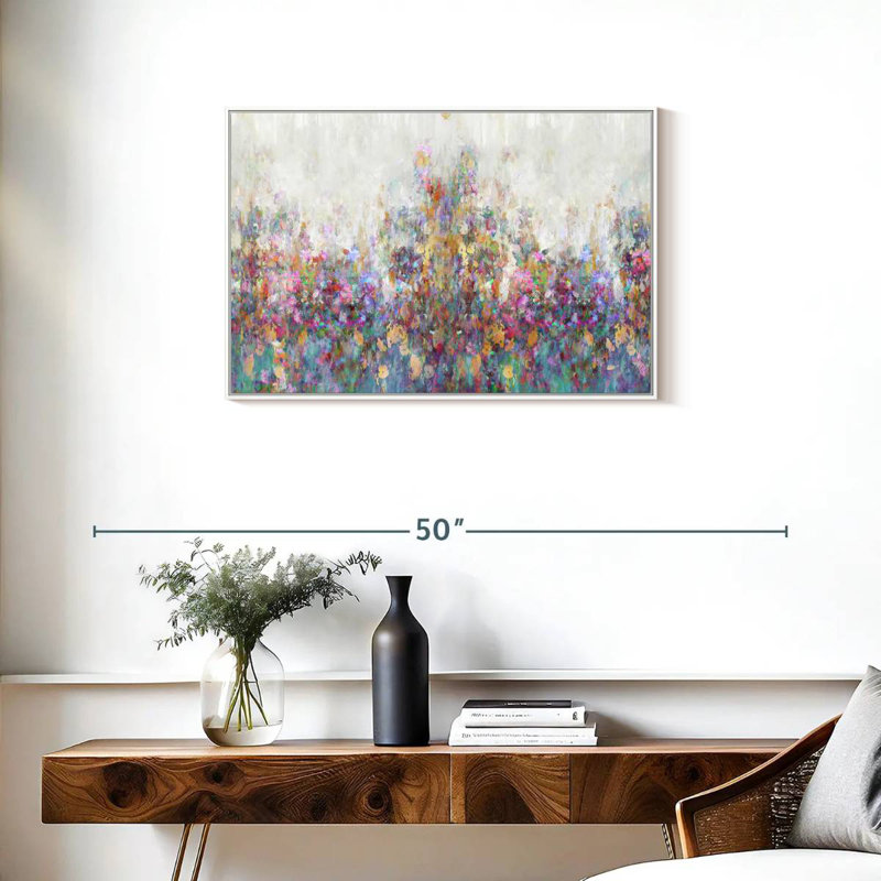 Couvert matinal, Cadre flottant blanc, 31 po x 21 po