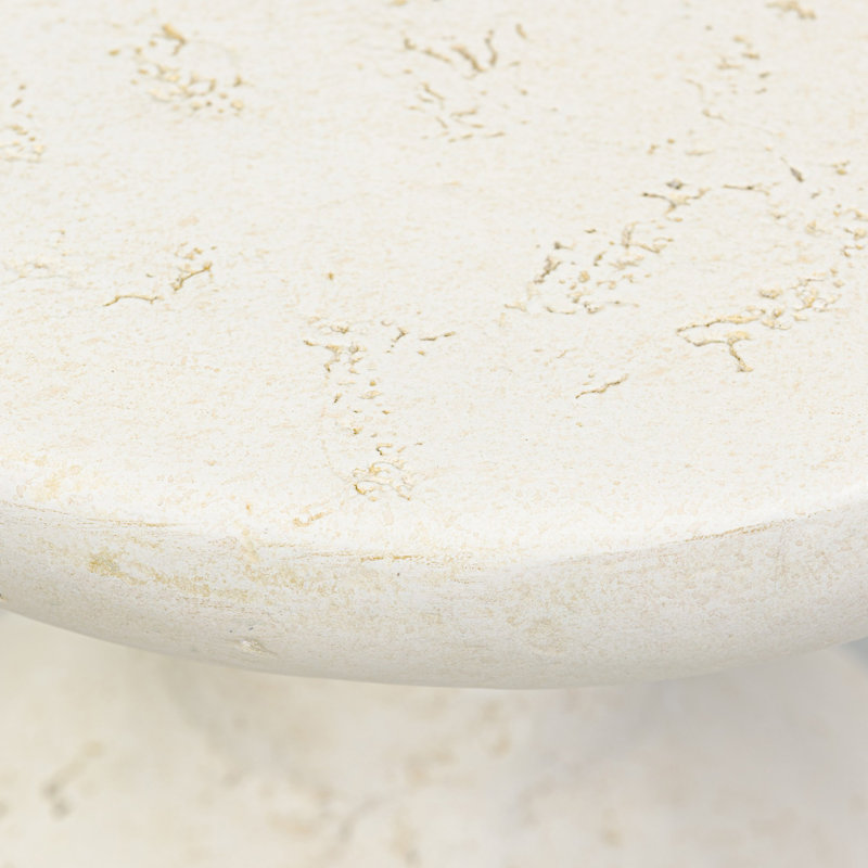 Ramara Outdoor Round Side Table, 20" H x 9" W x 9" D