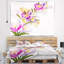 Tapisserie de fleurs pourpres vector Floral-28483459