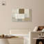 «Grid of Neutrals», reproduction d'art sur toile encadrée par Art Remedy, cadre blanc, 45 x 30-2081455360-2081455421