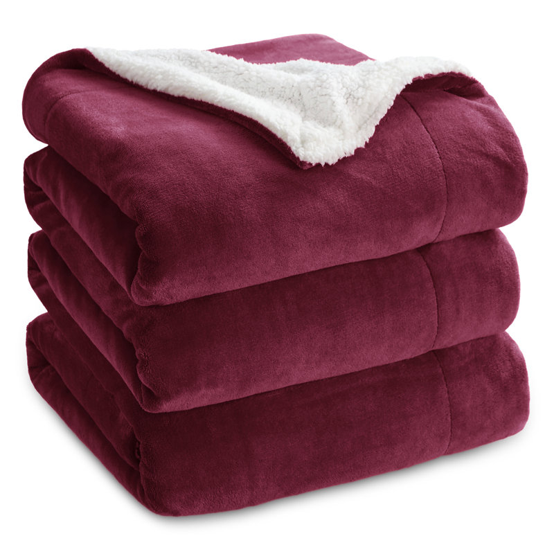Bedsure GentleSoft™ Sherpa Twin/TwinXL Blanket – Thick All-Season Warm Bed Blanket – Light Teal– Ideal Gift for College Students