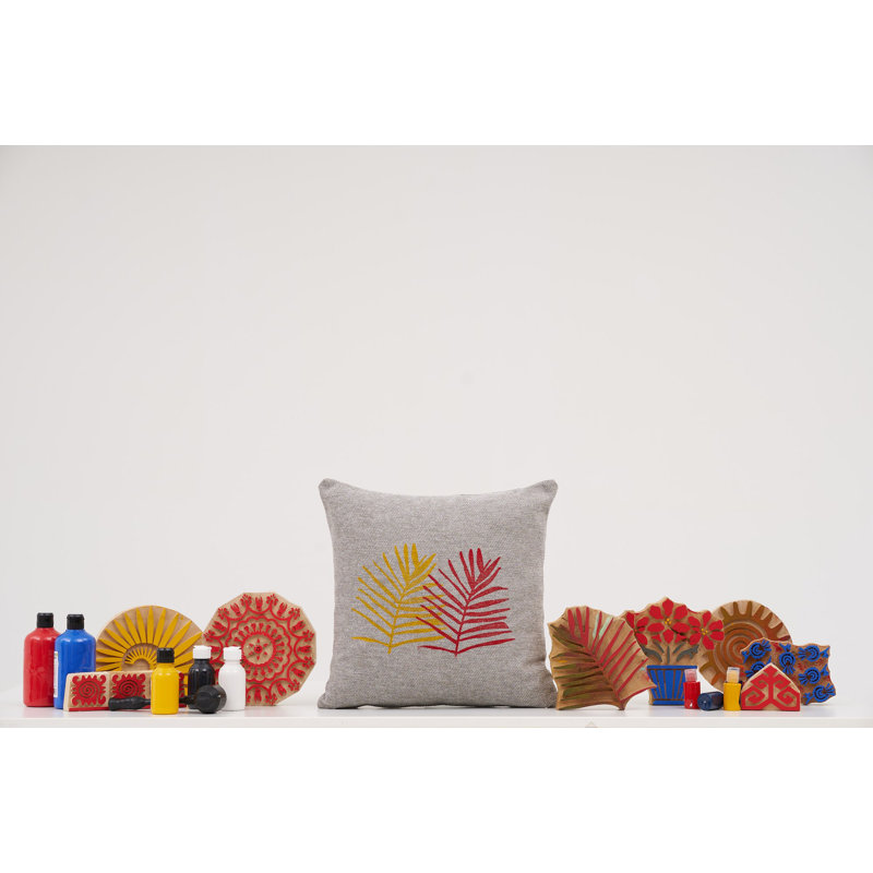 Housse de coussin décorative, 50% polyester / 50% coton, 16,9 po x 16,9 po | Impression numérique, lavable à la machine à 86 ° F | Parfait pour la décoration intérieure, le salon et la chambre à coucher, tissu doux et durable