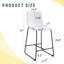 Ensemble de 2 tabourets de bar en polyuréthane de style minimaliste moderne-1940256369
