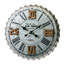 Horloge murale en métal galvanisé