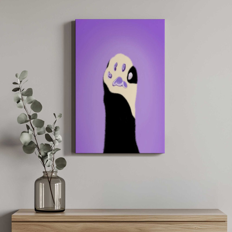 «Cat Paw II» par BigBadMullet, reproduction d'art sur toile, H 16 po x l 12 po