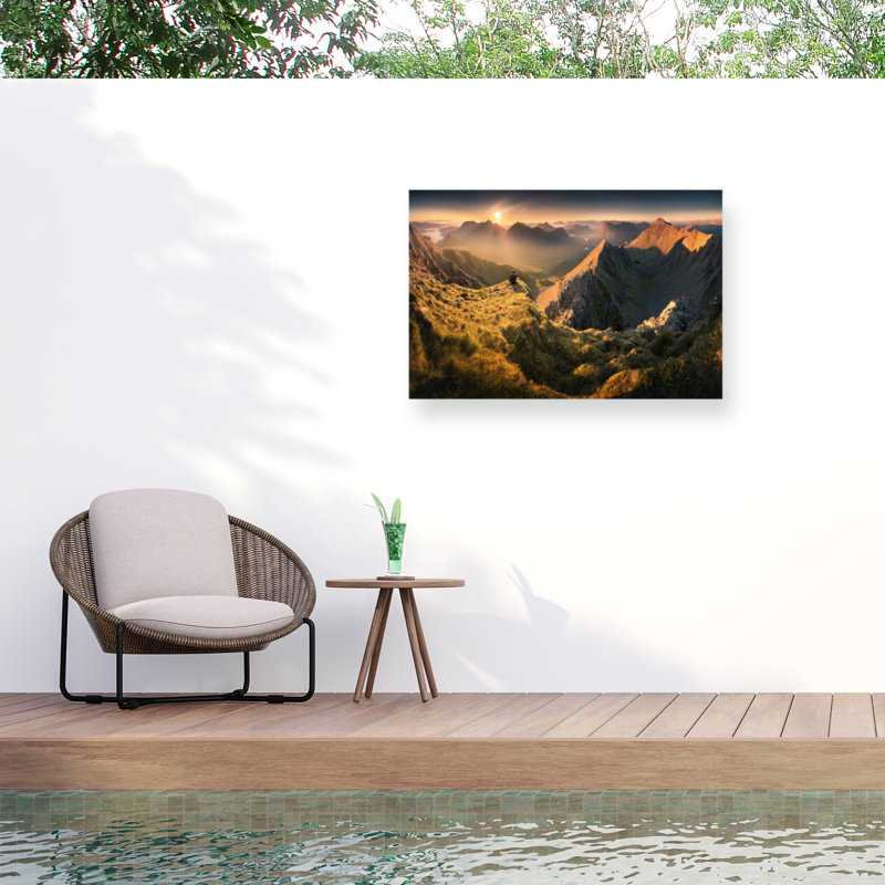 Toile d'extérieur «Torridon» Karol Nienartowicz, H 12 po x l 19 po x P 1,5 po