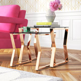 Xander Glass Top Nesting Tables