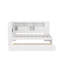 Lit de jour simple en bois avec tablettes, USB et lit gigogne-1384005918