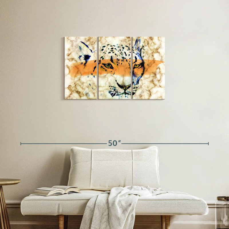 Brampt Leopard Magic, 20" H x 33" W
