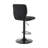 Modern Swivel Adjustable Height Bar Stool in Faux Leather, Metal, Plywood-420845051