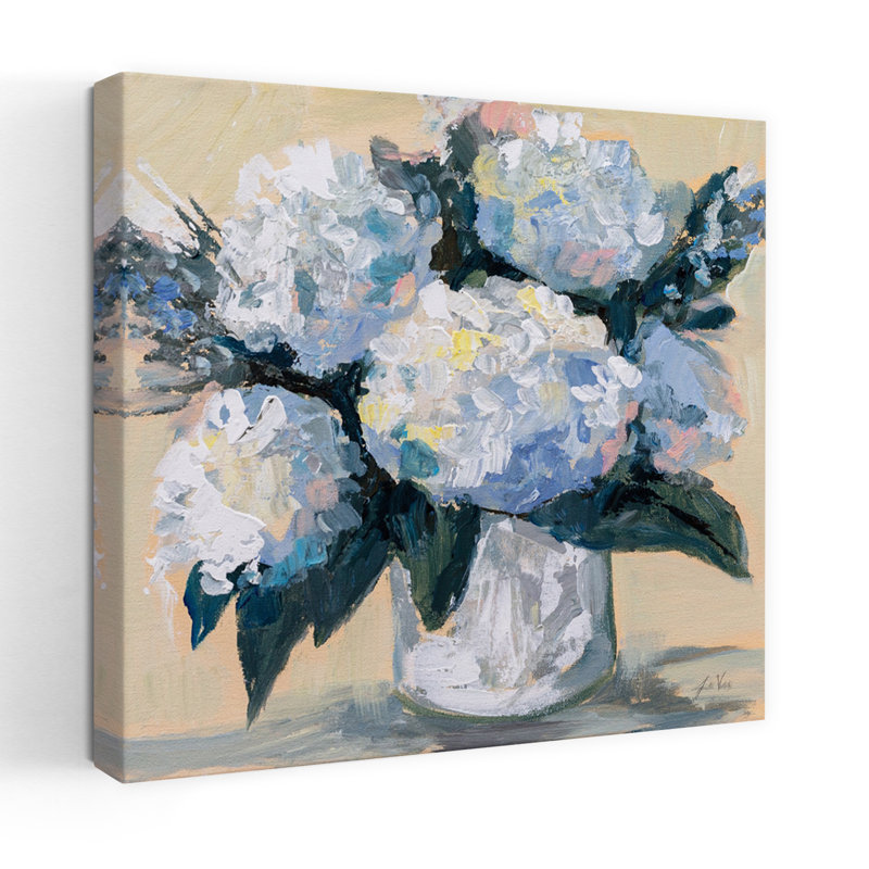 Beach Party, hortensia, art floral côtier, H 48 po x l 48 po