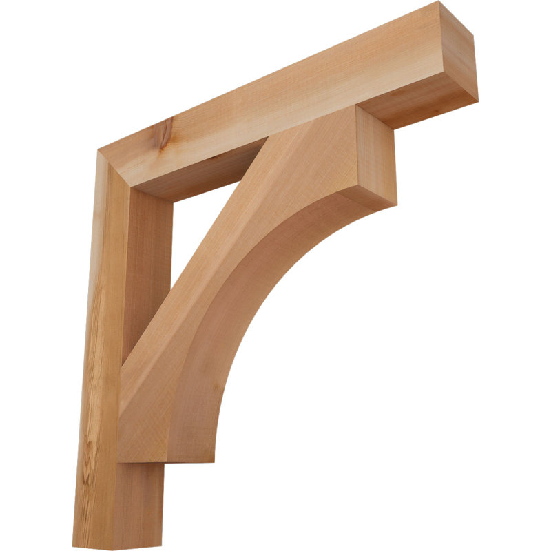Support Westlake Block, Cèdre rouge de l'Ouest (lisse), H 24 po x l 3,5 po x P 24 po