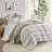 Carolina Taupe Stripe 7-Piece Full/Queen Comforter and Quilt Set-103515946-103515947